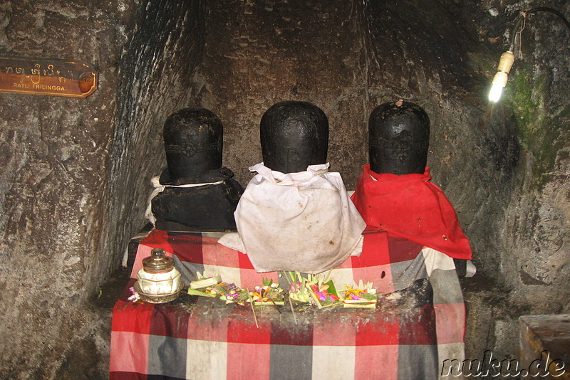 Goha Gajah Tempelhöhle in Bedulu, Bali, Indonesien