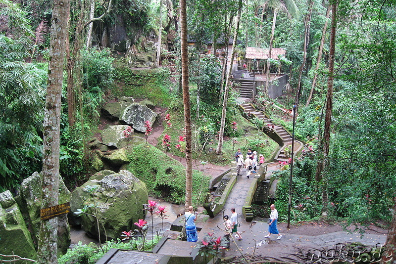 Goha Gajah Tempelhöhle in Bedulu, Bali, Indonesien