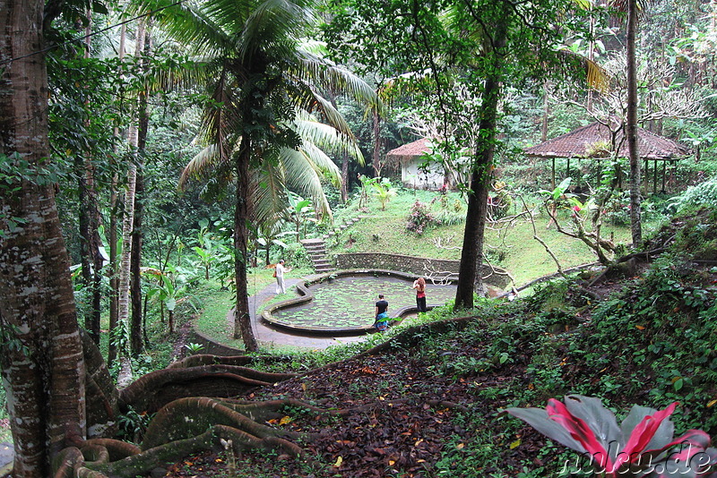 Goha Gajah Tempelhöhle in Bedulu, Bali, Indonesien