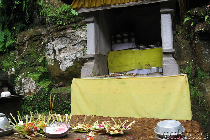 Goha Gajah Tempelhöhle in Bedulu, Bali, Indonesien