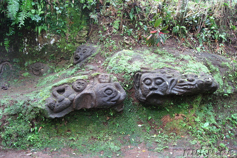 Goha Gajah Tempelhöhle in Bedulu, Bali, Indonesien