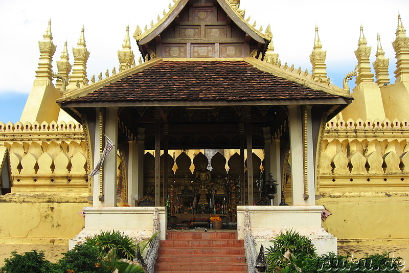 Goldene Stupa, Pha That Luang, Vientiane, Laos