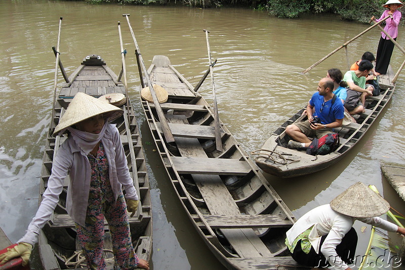 Gondel auf dem Mekong in Vietnam
