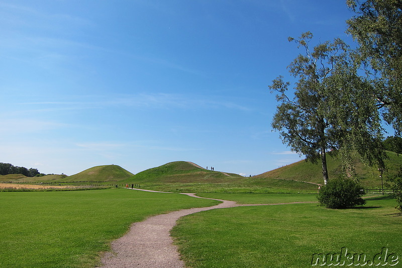 Grabhügel in Uppsala, Schweden