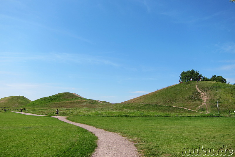 Grabhügel in Uppsala, Schweden