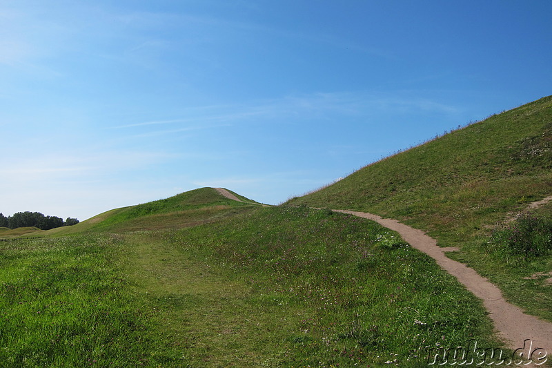 Grabhügel in Uppsala, Schweden