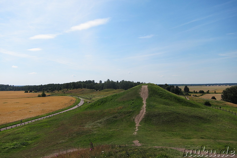 Grabhügel in Uppsala, Schweden