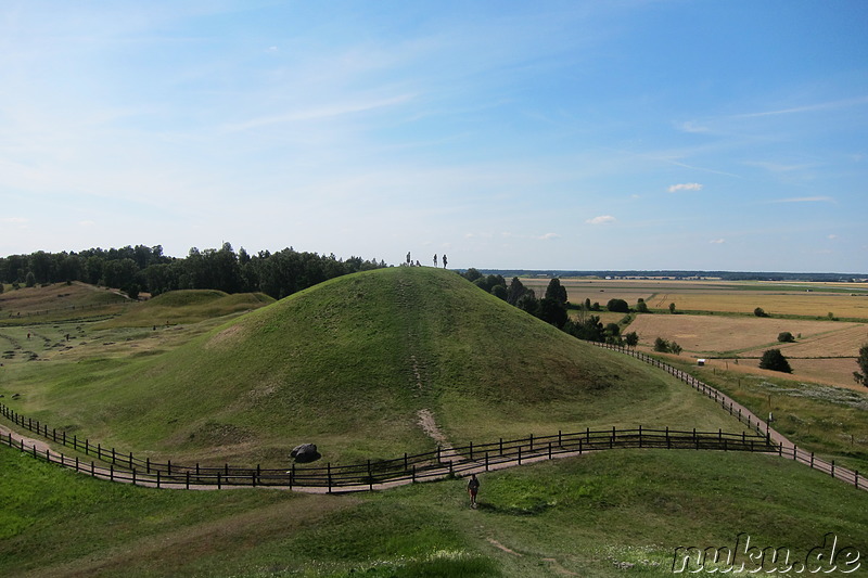 Grabhügel in Uppsala, Schweden