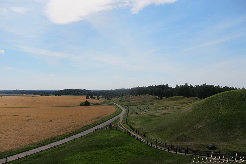 Grabhügel in Uppsala, Schweden