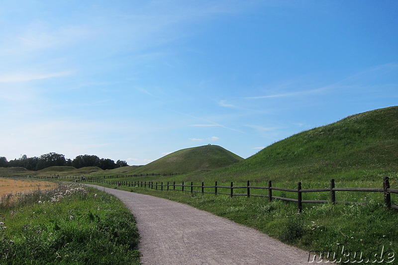 Grabhügel in Uppsala, Schweden