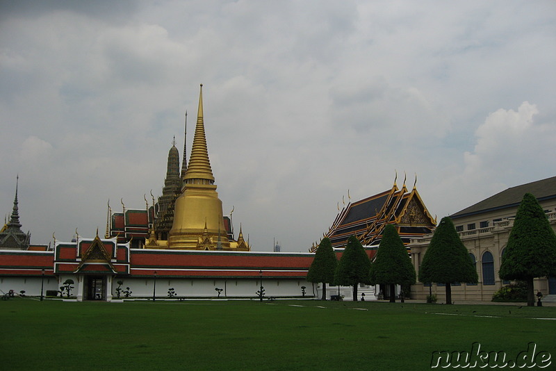 Grand Palace (Königspalast) und Wat Phra Kaeo Tempel in Bangkok, Thailand