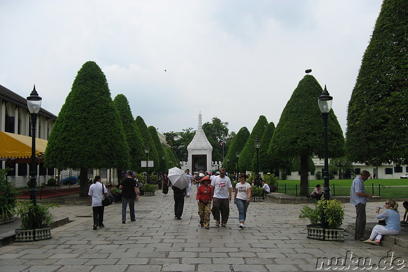 Grand Palace (Königspalast) und Wat Phra Kaeo Tempel in Bangkok, Thailand