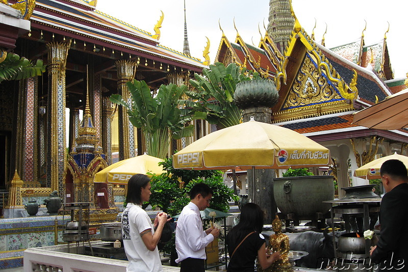 Grand Palace (Königspalast) und Wat Phra Kaeo Tempel in Bangkok, Thailand