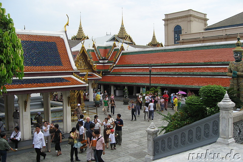 Grand Palace (Königspalast) und Wat Phra Kaeo Tempel in Bangkok, Thailand