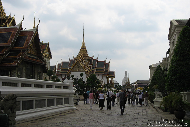 Grand Palace (Königspalast) und Wat Phra Kaeo Tempel in Bangkok, Thailand