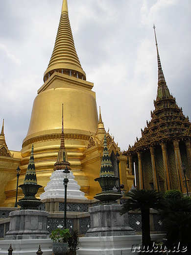 Grand Palace (Königspalast) und Wat Phra Kaeo Tempel in Bangkok, Thailand