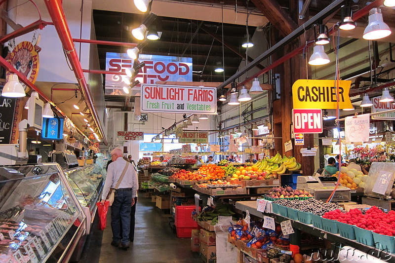 Granville Island Public Market - Markt auf Granville Island in Vancouver, Kanada