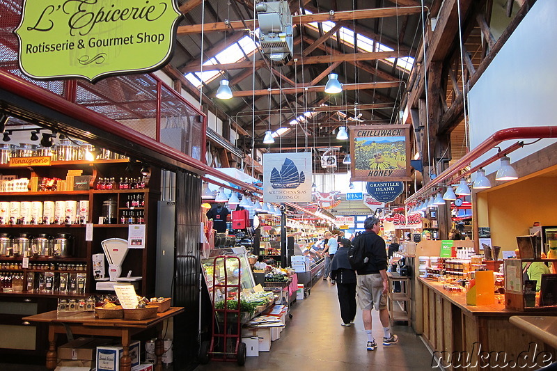 Granville Island Public Market - Markt auf Granville Island in Vancouver, Kanada