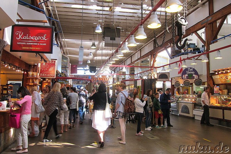 Granville Island Public Market - Markt auf Granville Island in Vancouver, Kanada