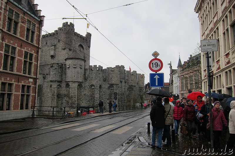 Gravensteen - Burg in Gent, Belgien