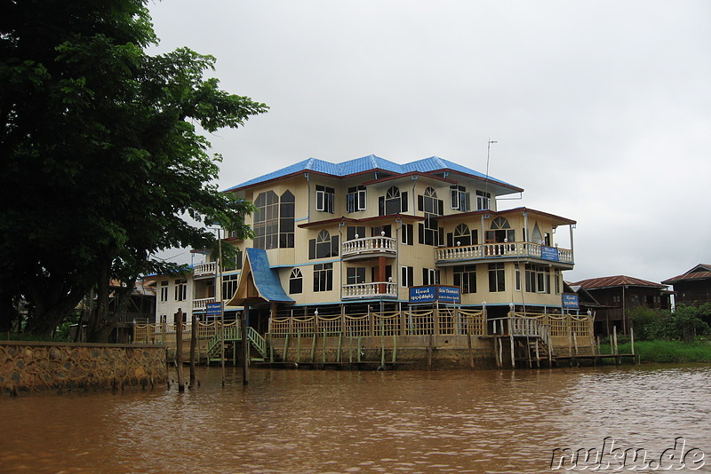 Grosses Haus in Ywama, Myanmar