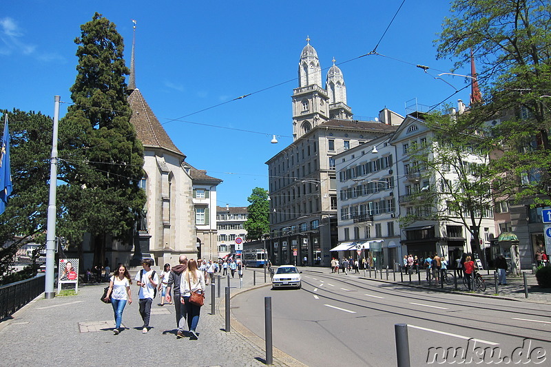 Großmünster in Zürich, Schweiz