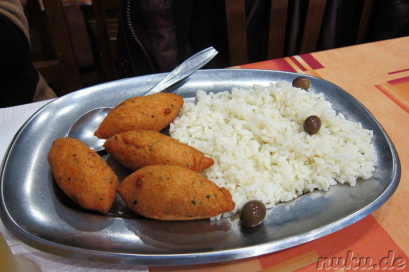 Günstiges Mittagessen in Vila Nova de Gaia, Portugal