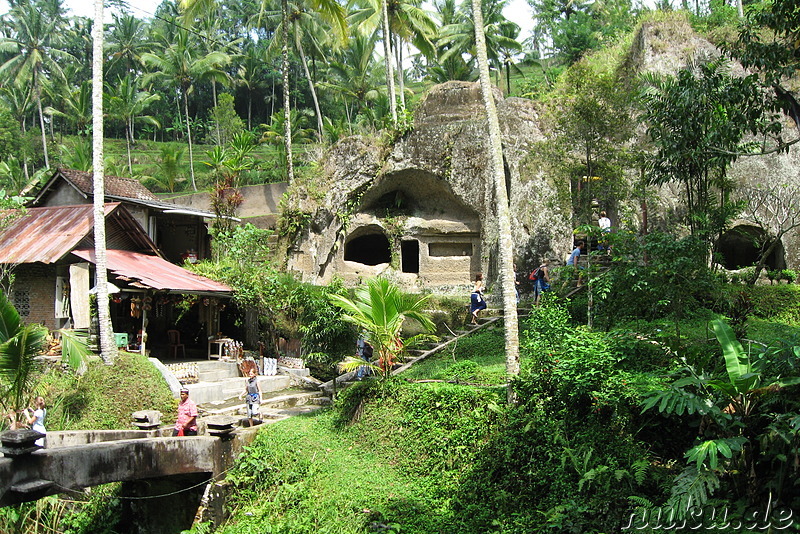 Gunung Kawi in Tampaksiring, Bali, Indonesien