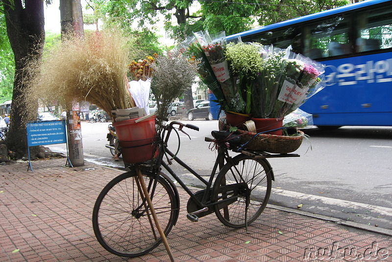 Gute beladenes Fahrrad