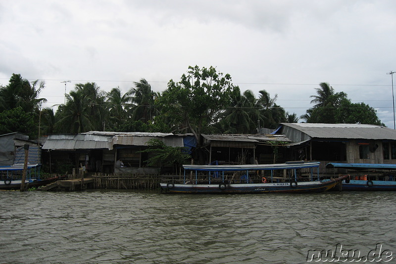 Häuser am Mekong