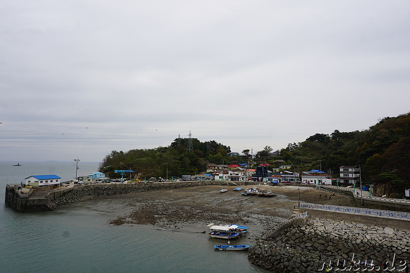 Hafen auf der Westseite von Somuuido, Korea