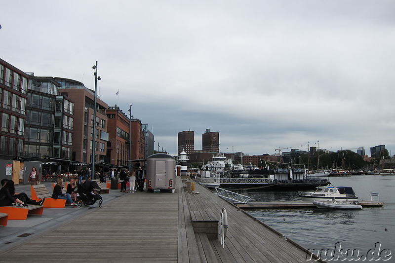 Hafen in Oslo, Norwegen