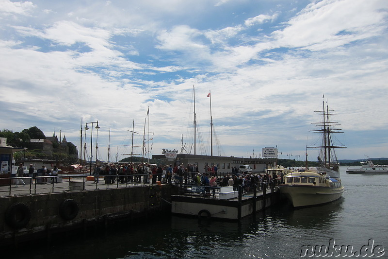 Hafen in Oslo, Norwegen