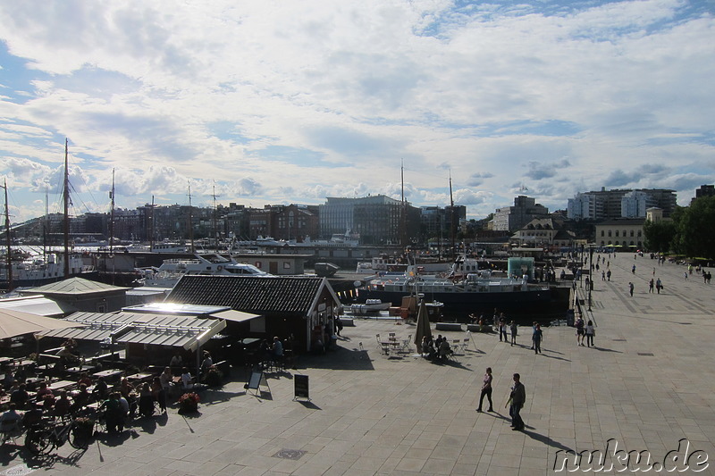 Hafen in Oslo, Norwegen