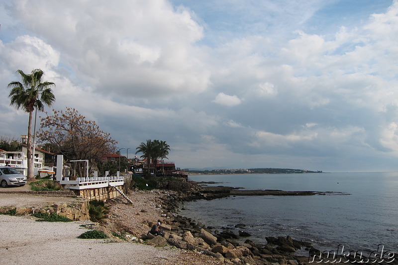 Hafenpromenade von Side in der Türkei