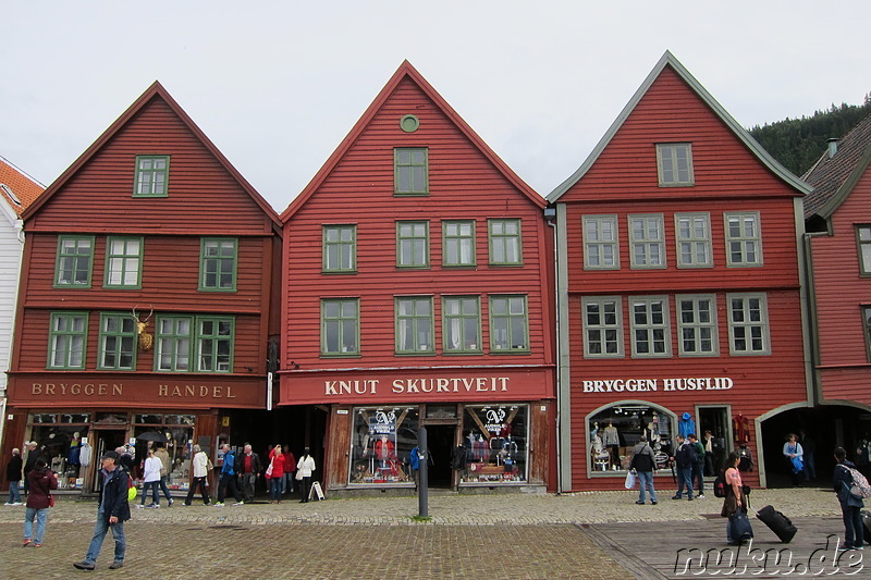 Hansekontoren in Bryggen, Bergen, Norwegen