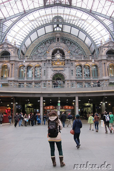 Hauptbahnhof von Antwerpen, Belgien