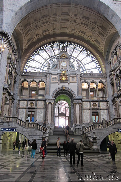 Hauptbahnhof von Antwerpen, Belgien