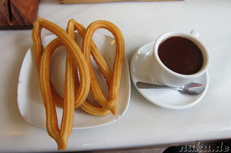 Heisse Schokolade mit Churros