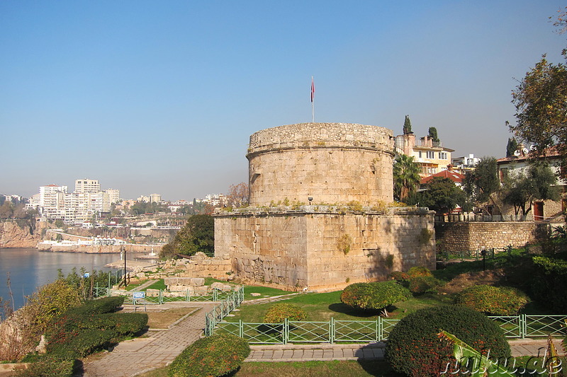 Hidirlik Kalesi in Antalya, Türkei