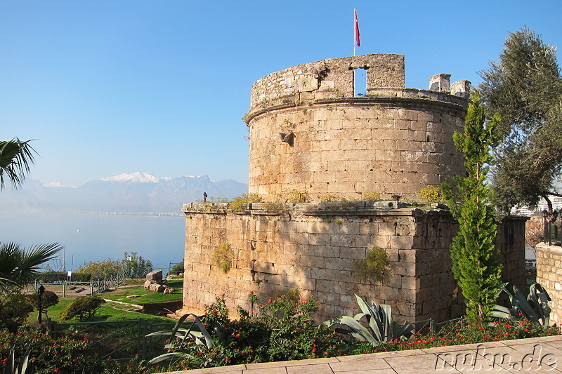 Hidirlik Kalesi in Antalya, Türkei
