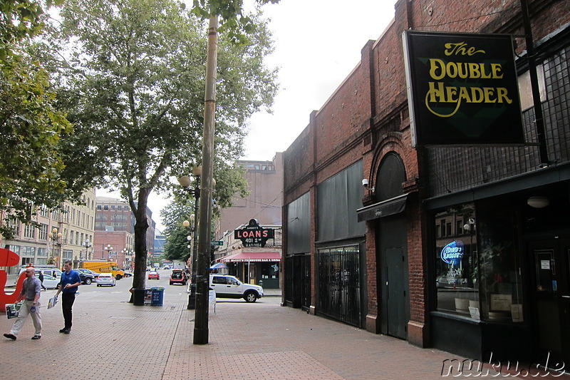 Historische Altstadt von Seattle, U.S.A.