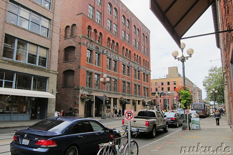 Historische Altstadt von Seattle, U.S.A.