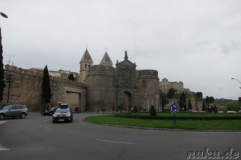 Historische Stadtbefestigung von Toledo, Spanien