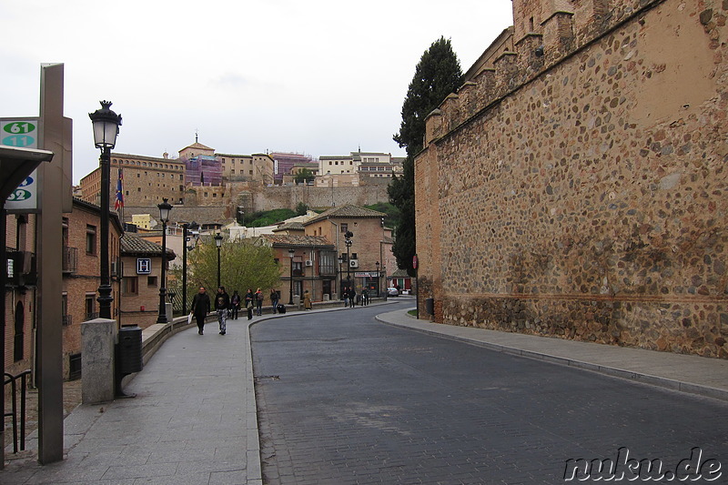 Historische Stadtbefestigung von Toledo, Spanien