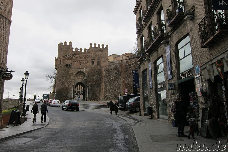 Historische Stadtbefestigung von Toledo, Spanien