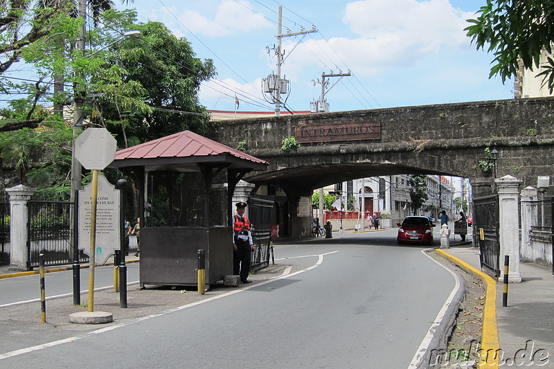 Historisches Stadttor von Manila, Philippinen