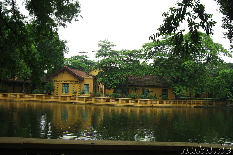 Ho Chi Minh Mausoleum Complex in Hanoi, Vietnam