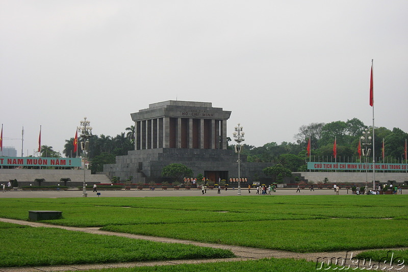 Ho Chi Minh Mausoleum in Hanoi, Vietnam