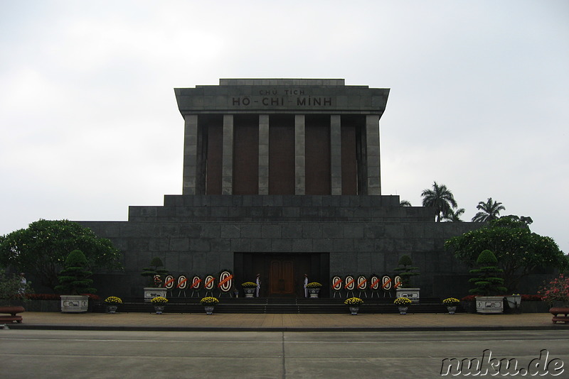 Ho Chi Minh Mausoleum in Hanoi, Vietnam